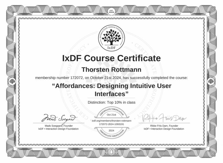 Affordances im Interaction Design
