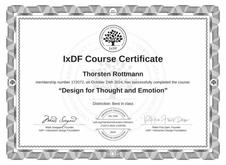 Design für Gedanken und Emotionen