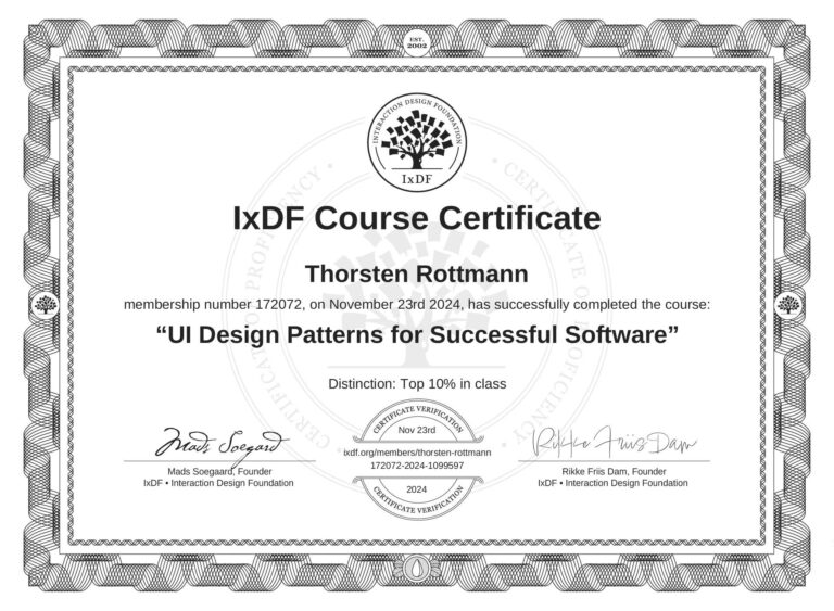 UI Design Patterns für Erfolgreiche Software