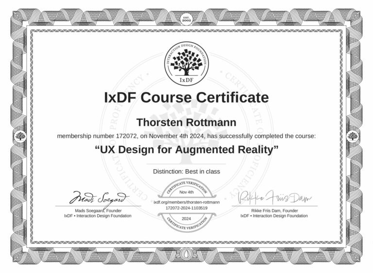 UX Design für Augmented Reality