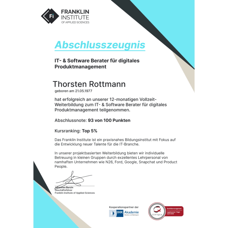 Abschlusszeugnis