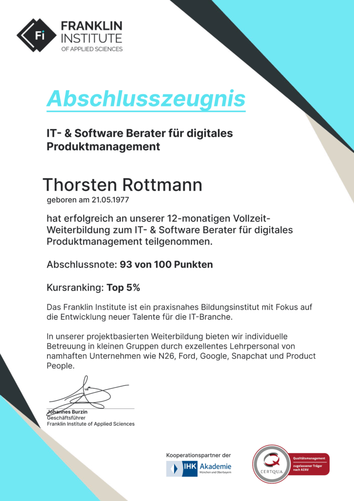 Abschlusszeugnis