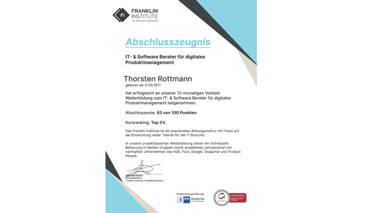 IT & Software Berater im digitalen Produktmanagement