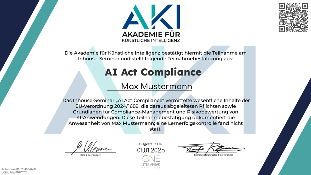AI-Act-Compliance-Zertifikat